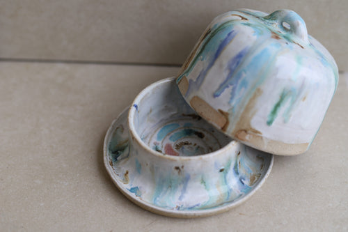 Butter Dish - Ocean Mist