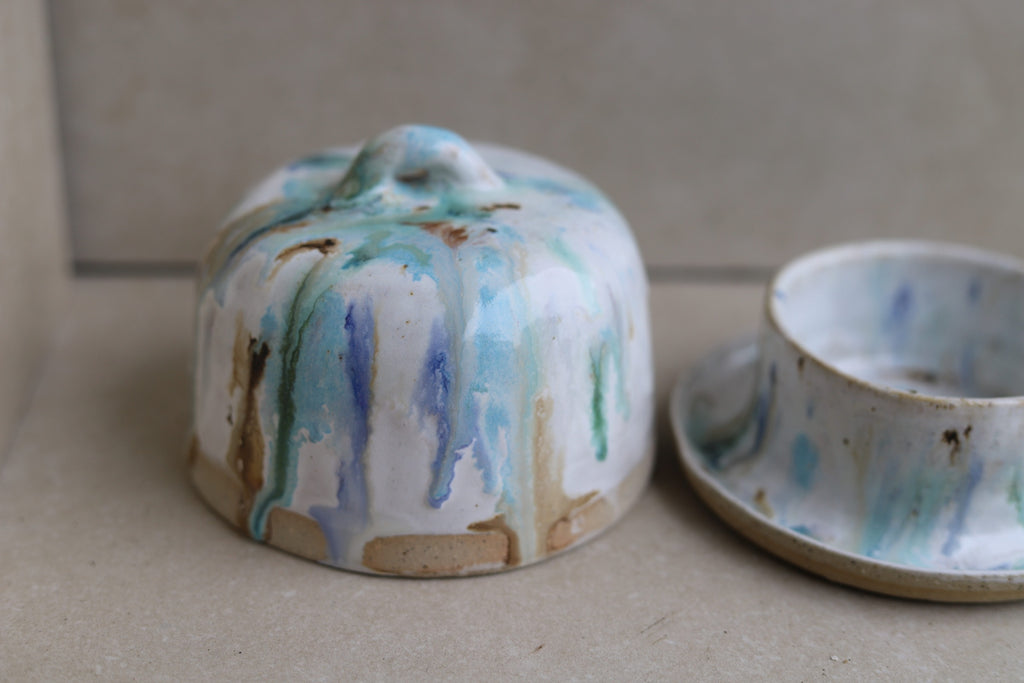 Butter Dish - Ocean Mist
