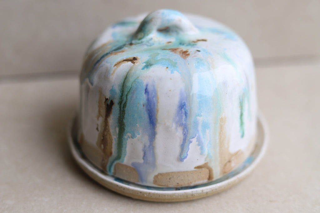 Butter Dish - Ocean Mist