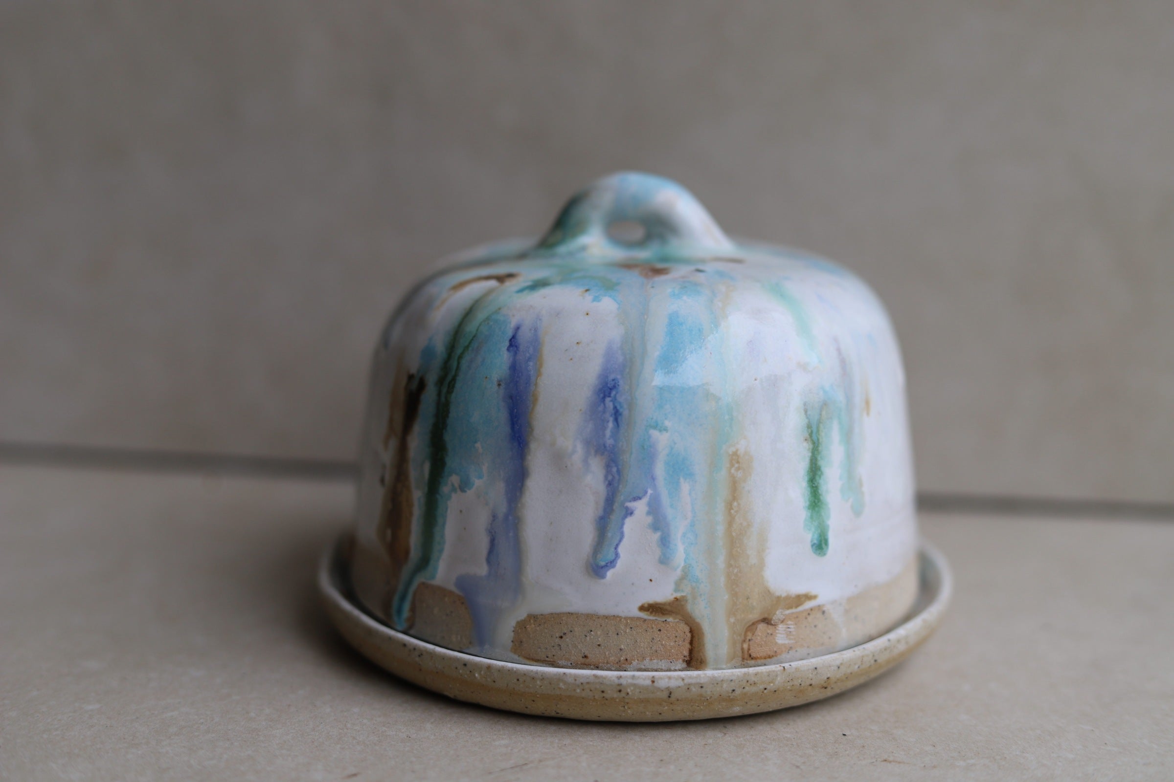 Butter Dish - Ocean Mist