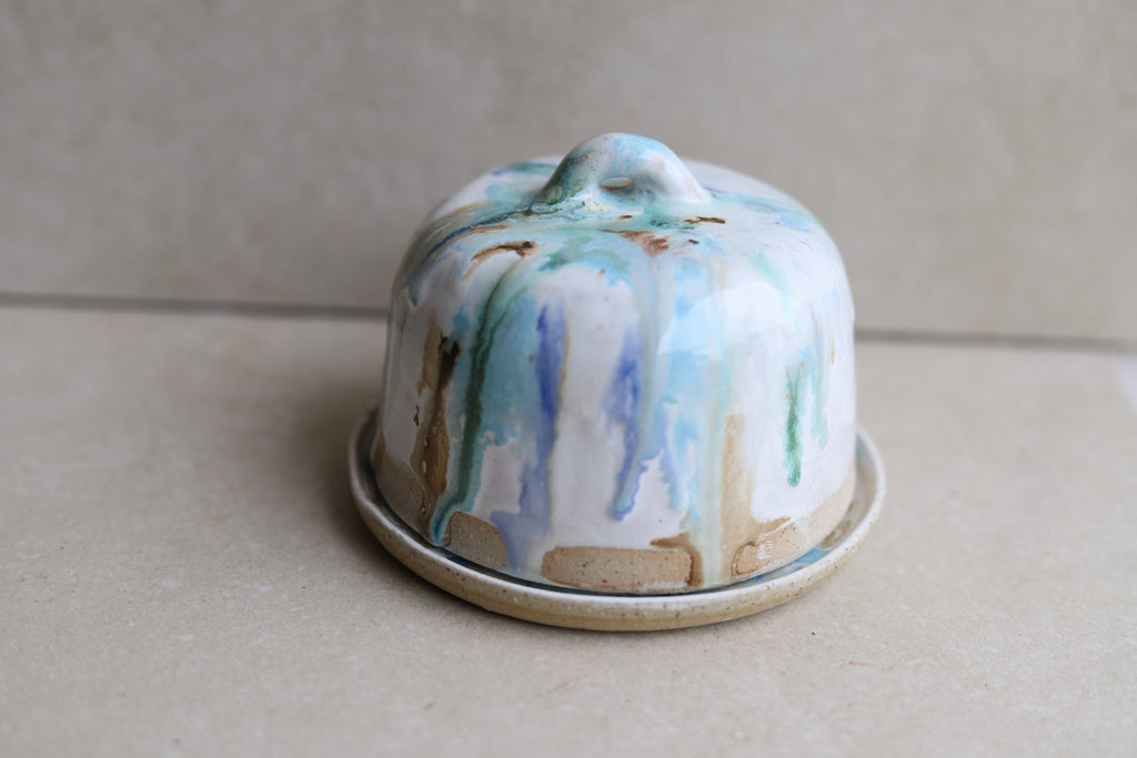 Butter Dish - Ocean Mist