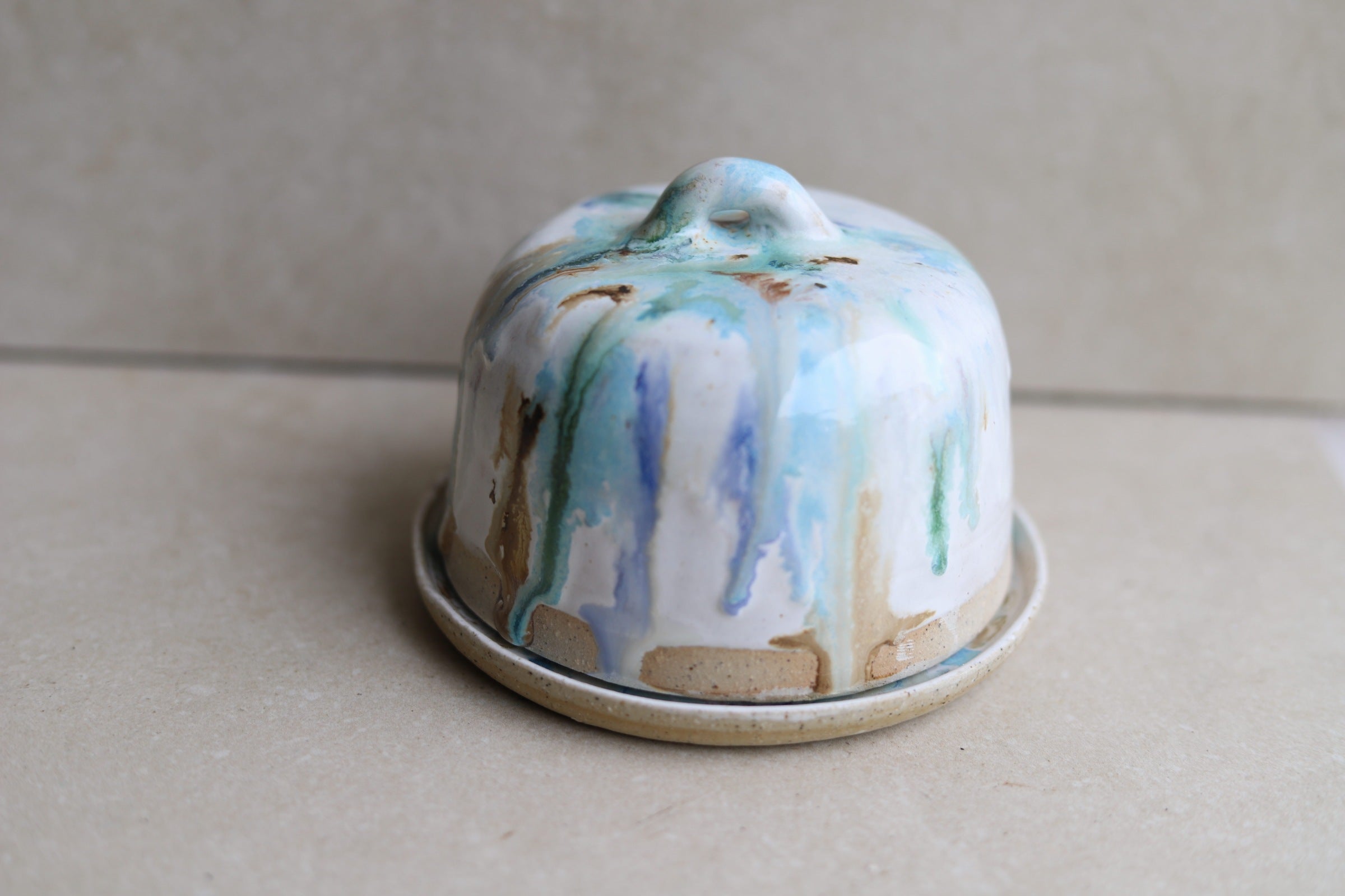 Butter Dish - Ocean Mist