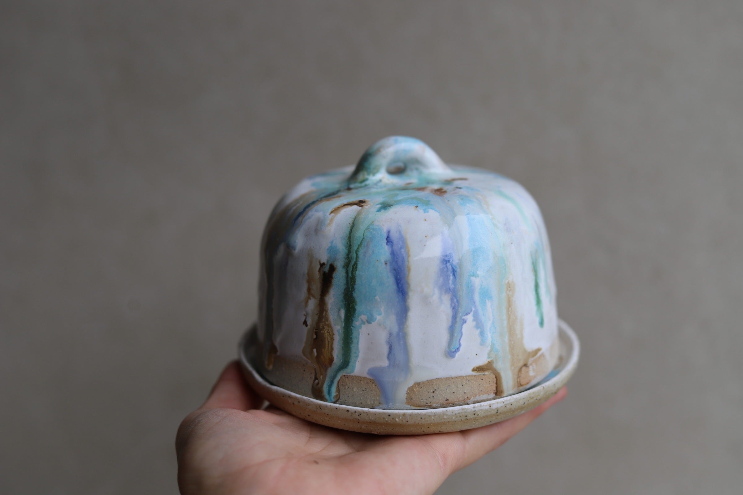 Butter Dish - Ocean Mist