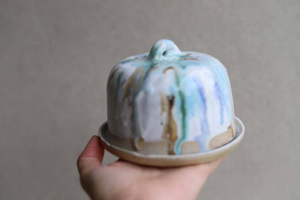 Butter Dish - Ocean Mist
