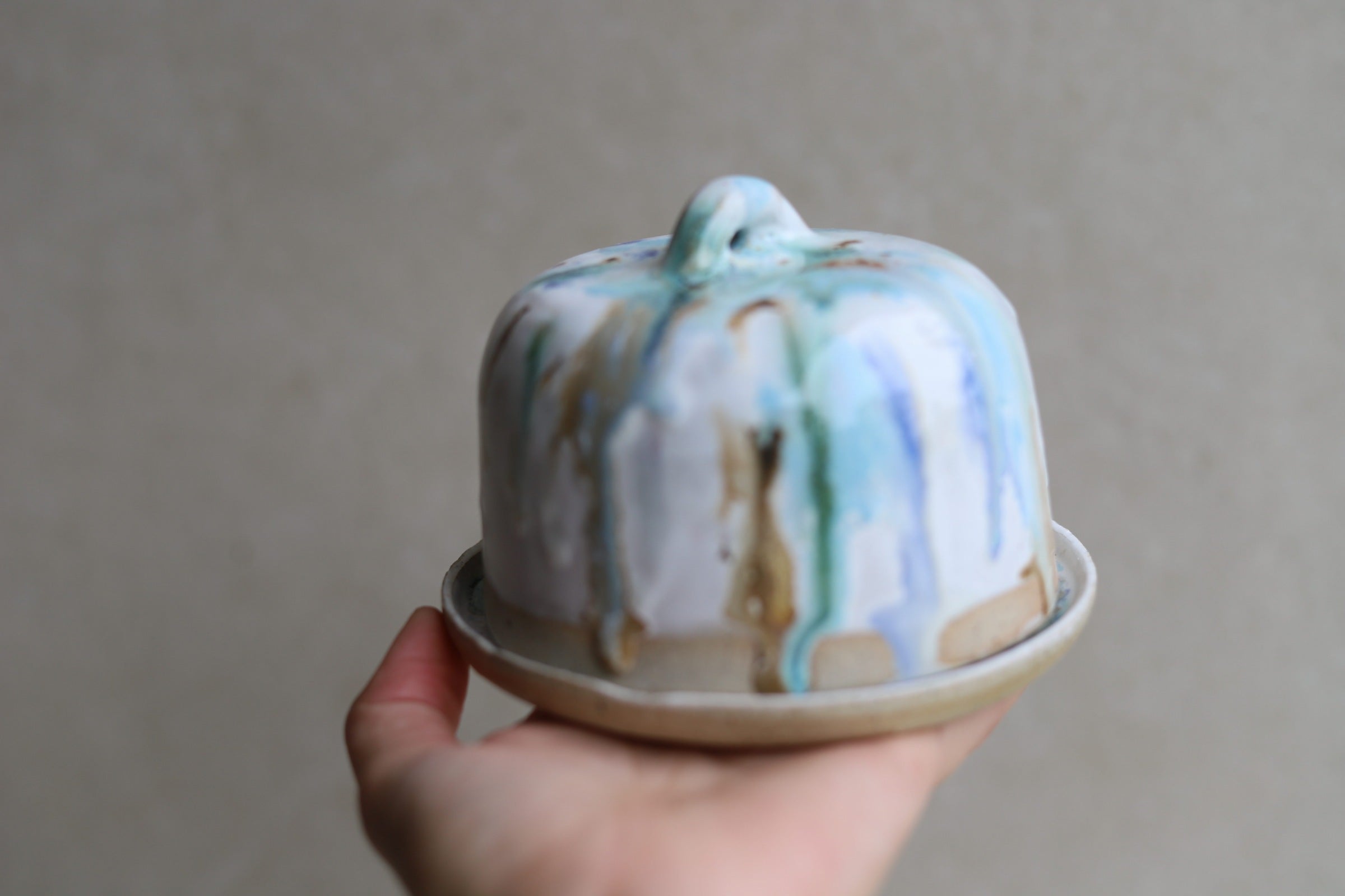 Butter Dish - Ocean Mist