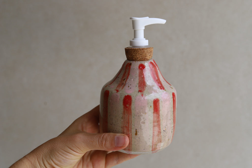 Stripe Soap Dispenser